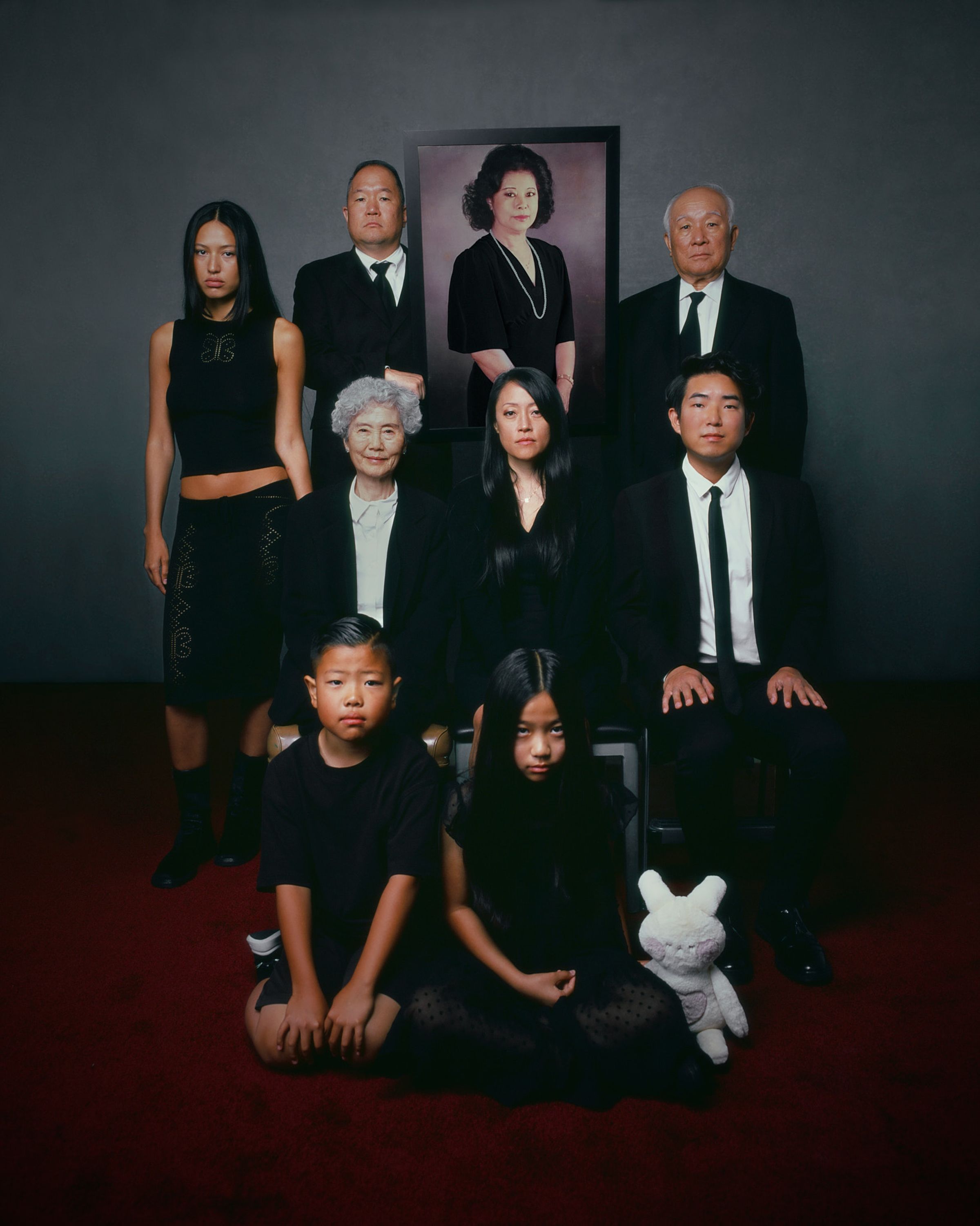 Tank Air SS22 Ready-to-Wear shot in Los Angeles by Erika Kamano. Models in family portrait.